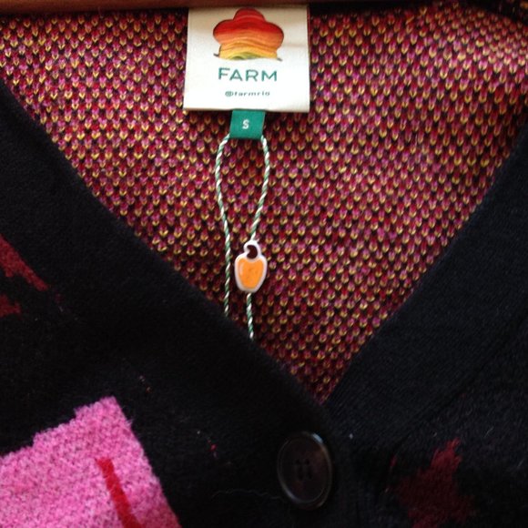 FARM Rio Black Tropical Magic Cardigan - Picture 13 of 15